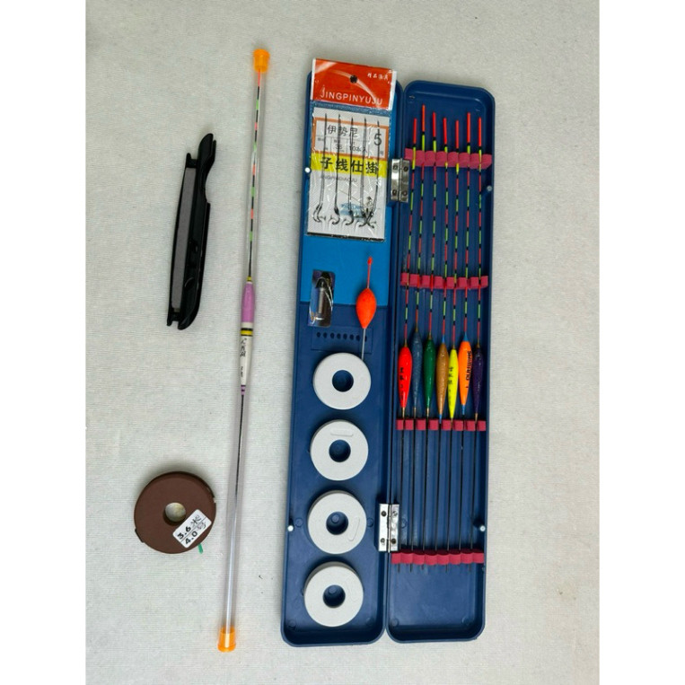 Combo hộp phao câu đài giá rẻ đầy đủ phụ kiện như hình ảnh higdaa