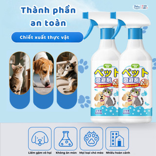 Bình Xịt Xua Đuổi Chó Mèo Ngăn Phóng Uế Cắn Phá Đồ Đạc Đi Vệ Sinh Bừa Bãi 500ml - Ngói BX33