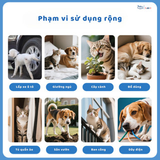 Bình Xịt Xua Đuổi Chó Mèo Ngăn Phóng Uế Cắn Phá Đồ Đạc Đi Vệ Sinh Bừa Bãi 500ml - Ngói BX33