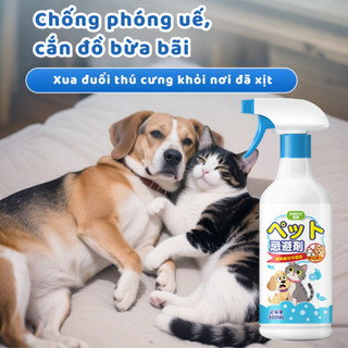 Bình Xịt Xua Đuổi Chó Mèo Ngăn Phóng Uế Cắn Phá Đồ Đạc Đi Vệ Sinh Bừa Bãi 500ml - Ngói BX33