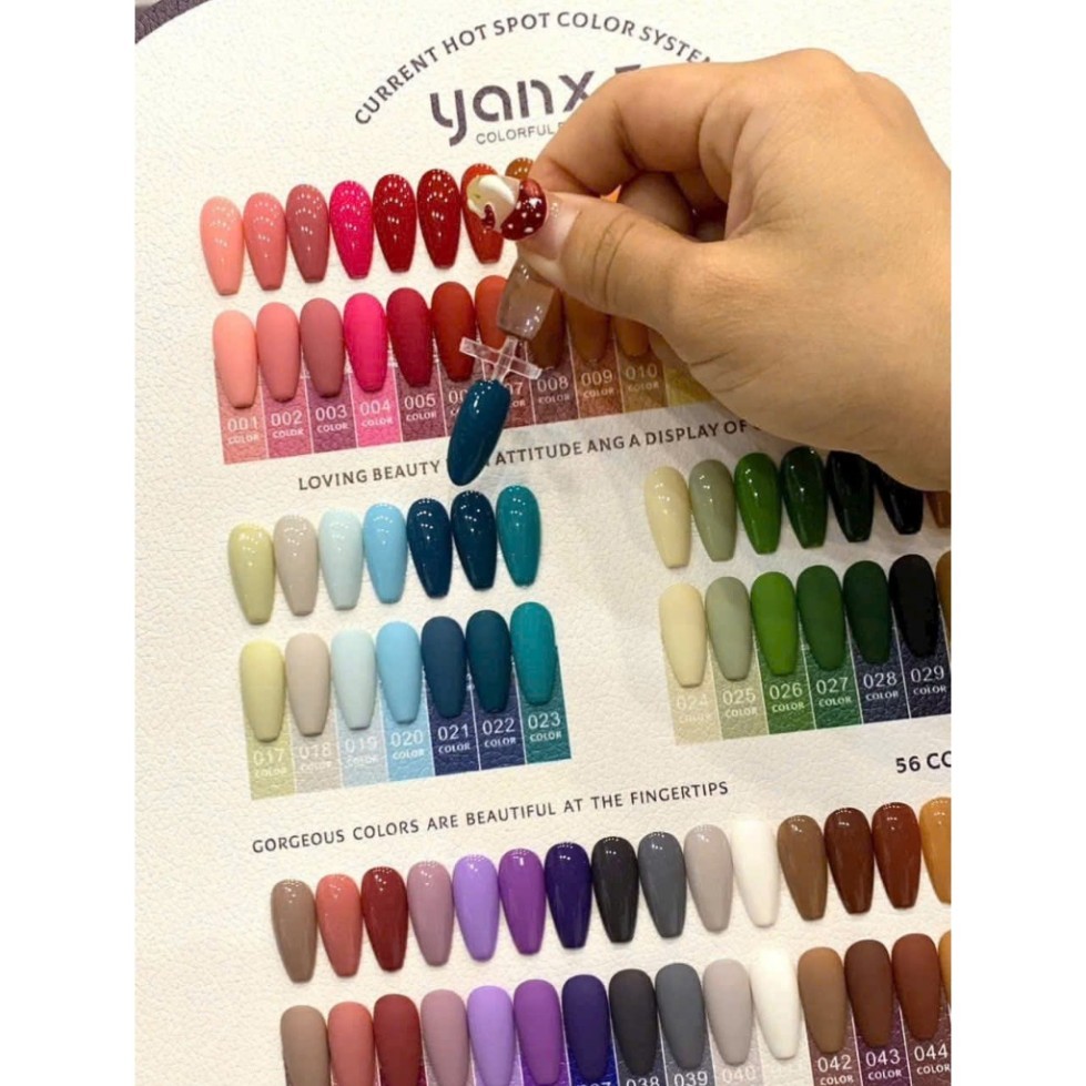 Set sơn gel Yanx 56 màu  kem bang màu