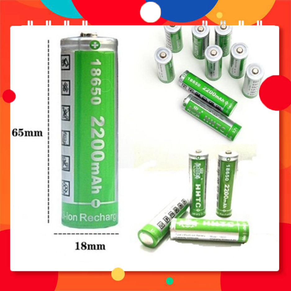 HÀNG CHẤT - ```Pin 18650 Dạng Đầu Nhọn Lớn Xanh Lá - 3.7V/4.2V, Dung ...