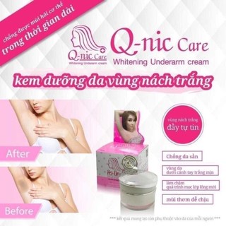 Kem giảm thâm nách Q-nic Care Whitening Underarm Cream 15g