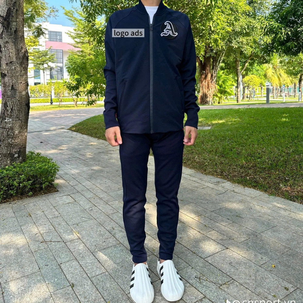 Bộ Nỉ Nam Cổ Bomber Chữ A Thêu Set Đồ Nam Nữ Thu Đông A đi đà Hàng Chuẩn Đẹp 3 Màu Đen Than Rêu Boy Phố hottrend 2025