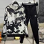 Bộ Nỉ Nam Nữ Thu Đông Á Di Đạt Camo Phối Rằn Ri Có Nút Bấm, Dập Nổi, in nổi ,có túi trong Boy Phố hottrend 2025