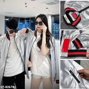 Áo Khoác Da Bạc Boy Phố Unisex Thêu Logo, Áo Da Chất PU Siêu Mềm Mịn Ấm Áp Hot Trend 2026 Boy Phố hottrend 2025