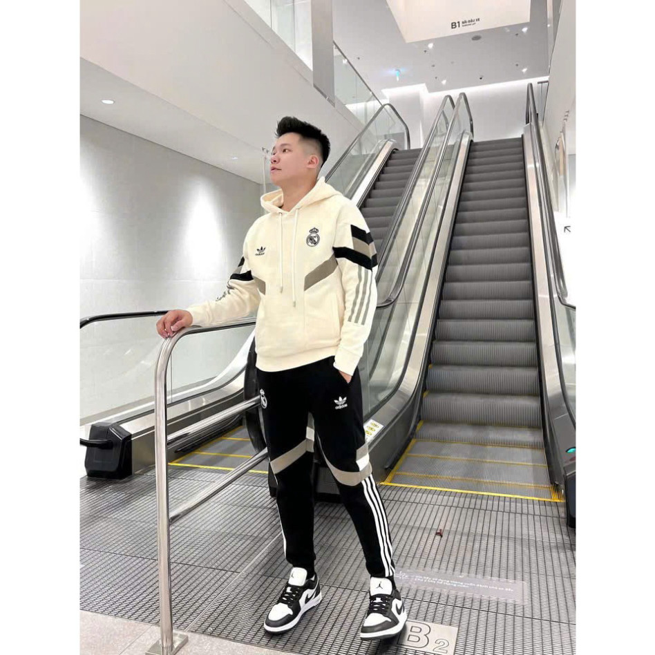 Bộ Nỉ Thể Thao Nam CLB Real_Mad rít  Unisex Fom Dáng Trẻ Trung New 2026 Boy Phố hottrend 2025