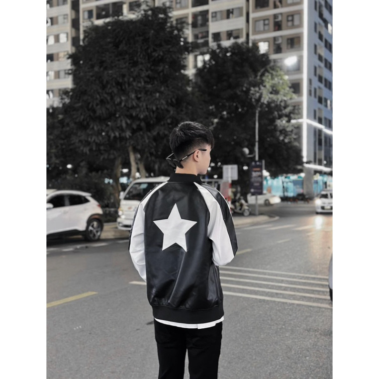 Áo Khoác Da 2 Lớp Nhiều Mẫu Áo Khoác Bomber Jacket Da Nam Nữ Cao Cấp Boy Phố hottrend 2025