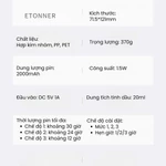 Máy Khuếch Tán Tinh Dầu Ô Tô ETONNER Cao Cấp, Máy Xong Tinh Dầu Khử Mùi Ô Tô Xe Hơi Hiệu Quả ET-02.2 — ảnh 6