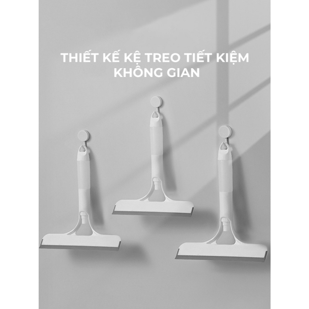 Cây Lau Kính Đa Năng 3 Trong 1 – Kèm Bình Xịt Và Gạt Nước, Dụng Cụ Vệ Sinh Thay Thế Khăn Truyền Thống