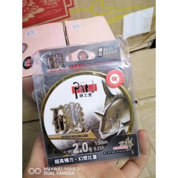 cước câu cá. Cước PAN SHiMaGo 150m siêu zai siêu bền hifhg
