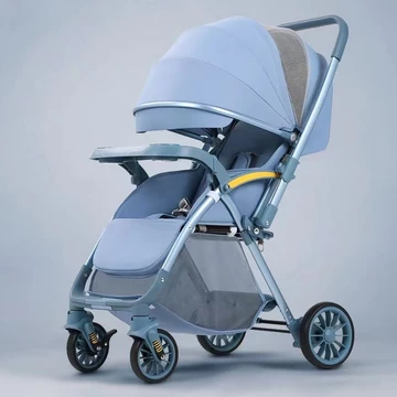 Xe đẩy em bé hai chiều tầm nhìn cao, có thể ngồi và nằm, xe đẩy em bé nhẹ và có thể gập lại, xe đẩy trẻ em, xe đẩy cho t