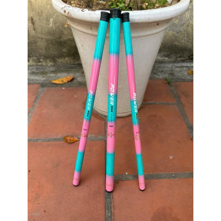 Cần Câu Tay hồng Ngọc Mini Kèm Phụ Kiện Thu Gọn 40cm cần dài 4m5 cần tải cá 1 đến 5kg kjagg