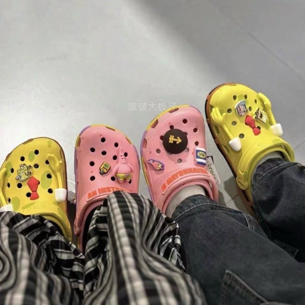 JDK Store_Dép CR Bọt Biển Spongebob Pa.trik Star