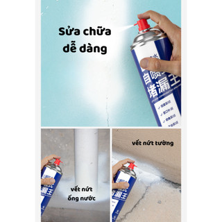 Xịt Chống Thấm Nước, Chống Dột Nước Nhiều Màu, Bình Xịt Tạo Lớp Phủ Chống Nước Chống Rò Rỉ 450ml Life Plus - BX35
