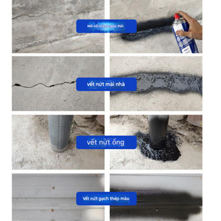 Xịt Chống Thấm Nước, Chống Dột Nước Nhiều Màu, Bình Xịt Tạo Lớp Phủ Chống Nước Chống Rò Rỉ 450ml Life Plus - BX35