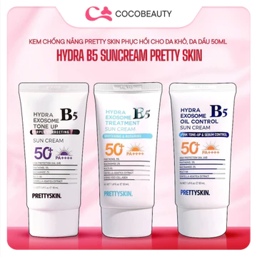 Kem Chống Nắng Pretty Skin B5 Suncream, Kem Chống Nắng Da Khô, Kem Chống Nắng Da Dầu 50ml