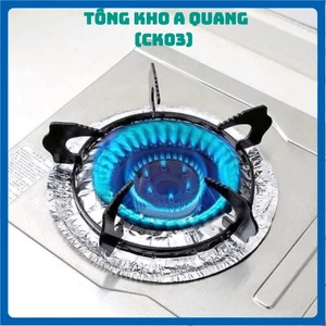 GIẤY BẠC LÓT BẾP GAS CHẮN DẦU MỠ CHỐNG DÍNH - Combo 10 Giấy Bạc Bếp Gas,Set Giấy Bạc Lót Bếp Gas Cao Cấp