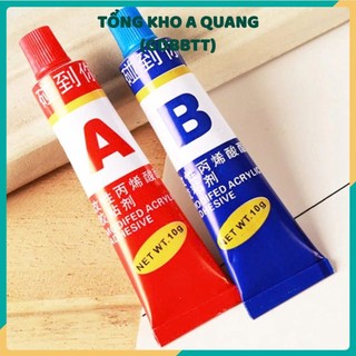 KEO DÁN 2 THÀNH PHẦN KHÁNG NƯỚC - Vỉ Keo Dán Chắc Chắn Cho Gỗ Kính Kim Loại,Tuýp Keo Ab Kháng Nước Đa Năng