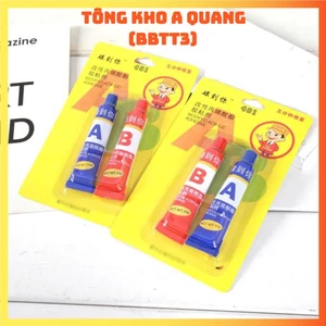 SET KEO DÁN SIÊU CHẮC KHÔ NHANH CHỊU NHIỆT - Vỉ 2 Tuýp Chịu Nhiệt Nước Dán Gạch Kính,Keo Dán Đa Năng 2 Thành Phần Ab