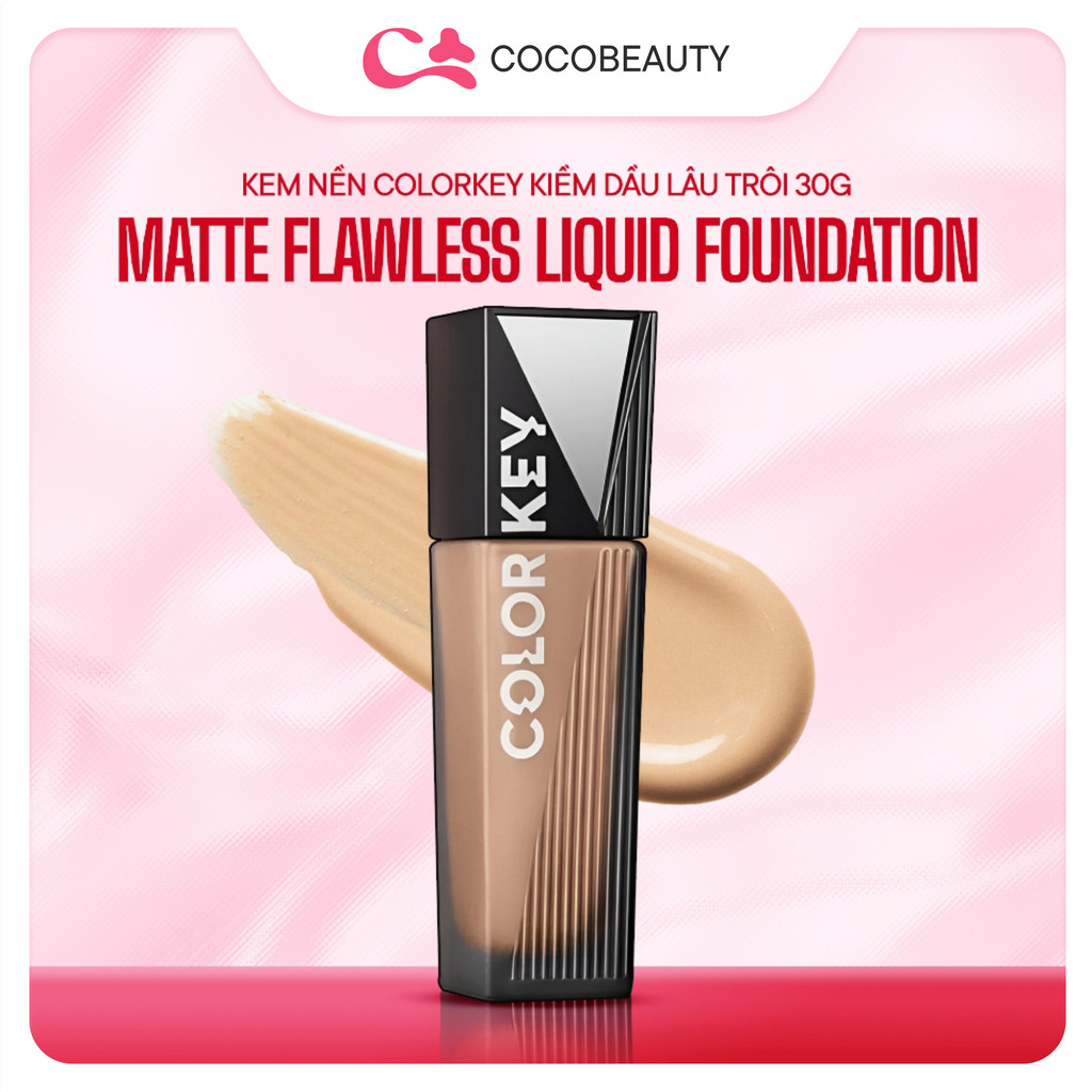 Kem Nền Colorkey Matte Flawless Liquid Foundation, Kem Nền Dạng Lỏng ...