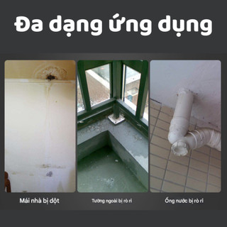 Xịt chống thấm nước, chống dột nước nhiều màu, bình xịt tạo lớp phủ chống nước chống rò rỉ 550ml, chất chống thấm BX35
