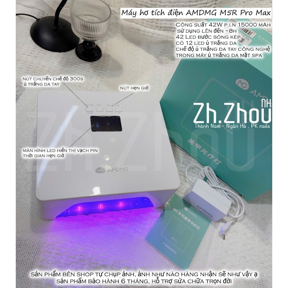 Máy hơ tích điện AMDMG M5R bản nâng cấp, máy hơ AMDMG cao cấp M5R Pro Max