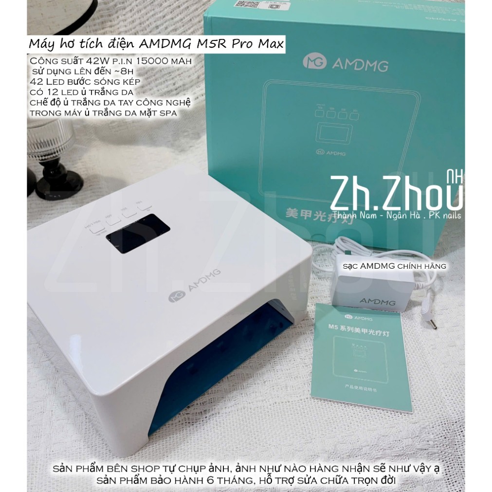 Máy hơ tích điện AMDMG M5R bản nâng cấp, máy hơ AMDMG cao cấp M5R Pro Max