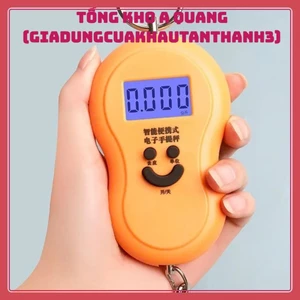 CÂN HÀNH LÝ TREO TIỆN LỢI DU LỊCH - Cân Điện Tử Hình Mặt Cười Có Móc Treo Đa Năng,Cân Điện Tử Cầm Tay Mini Dễ Sử Dụng