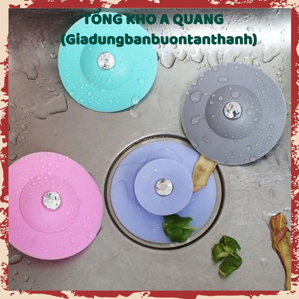 NẮP ĐẬY BỒN RỬA CHÉN SILICON CHỐNG TẮC - Nắp Lọc Rác Ngăn Mùi Hôi Tiện Lợi,Nắp Silicon Chặn Rác Chống Tắc Nghẽn