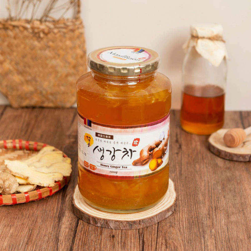 [Hàng Ngon Nhất] Mật Ong Gừng Hàn Quốc Hũ 1Kg ( hàng mới về )