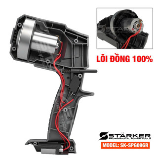 Máy Phun Sơn Pin STARKER Chân Pin Phổ Thông Chỉnh Được Tia Phun