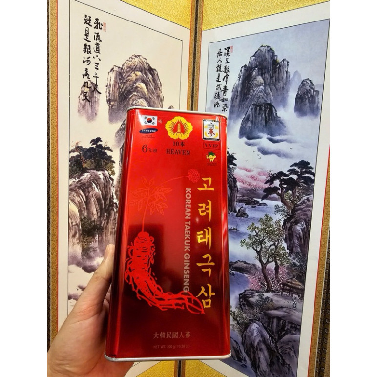 [Hàng Chính Hãng] THIÊN SÂM CHÍNH PHỦ MUGUNHWA HỘP THIẾC 300g – 10 CỦ ( hàng mới về )