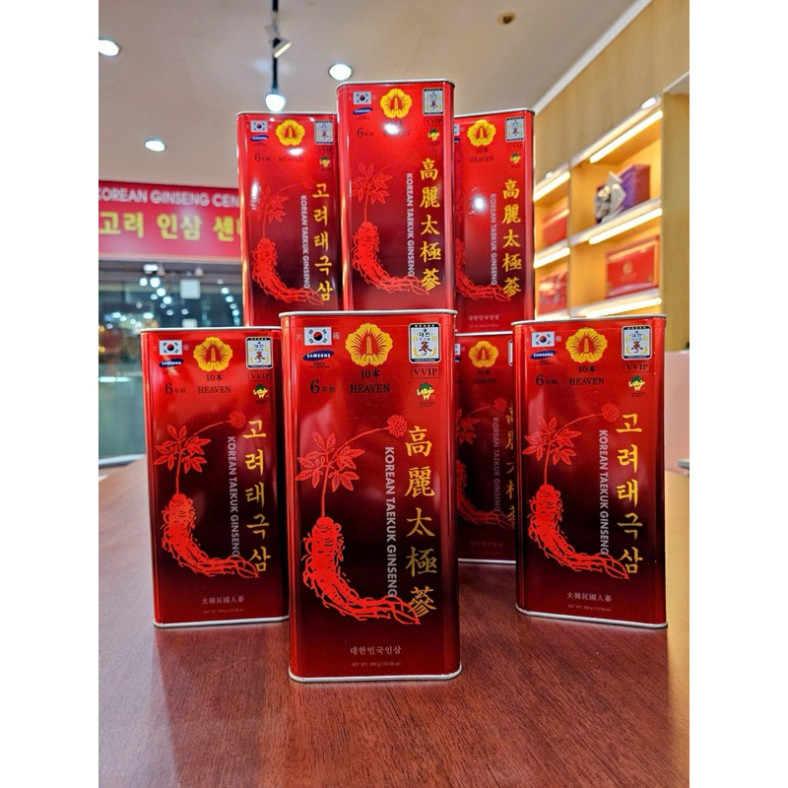 [Hàng Chính Hãng] THIÊN SÂM CHÍNH PHỦ MUGUNHWA HỘP THIẾC 300g – 10 CỦ ( hàng mới về )