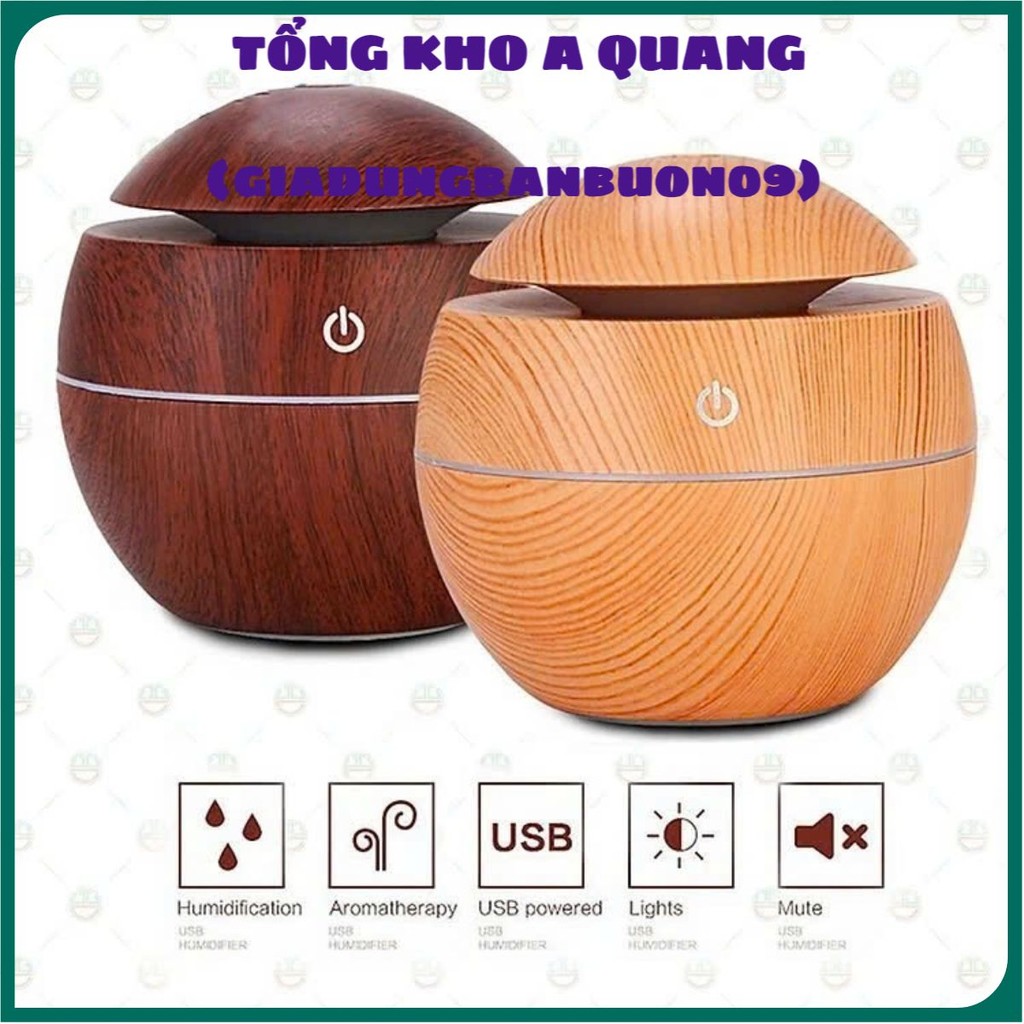 MÁY PHUN SƯƠNG VÂN GỖ KHỬ MÙI HIỆU QUẢ - Máy Khuếch Tán Tinh Dầu Tạo Ẩm An Toàn,Máy Xông Tinh Dầu Giúp Giảm Căng Thẳng