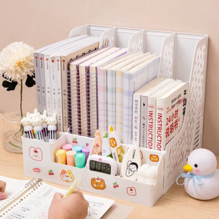 Kệ Sách 4 Ngăn 2 Tầng Màu Trơn Để Bàn Học, Giúp Đựng Đồ Trang Trí và Tài Liệu Văn Phòng Cực Hiệu Quả  🌸🌸🌸