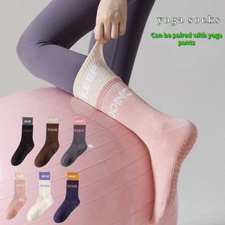 sét 5 đôi Vớ cổ xao,  tất Tập Yoga tập gym, thể thao Co Giãn Chống Trượt nhiều màu xinh 🌸🌸🌸