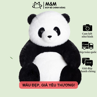 Panda Gấu bông gấu trúc ngồi, đồ chơi lông xù dễ thương để ôm ngủ, giao hàng từ kho Hà Nội