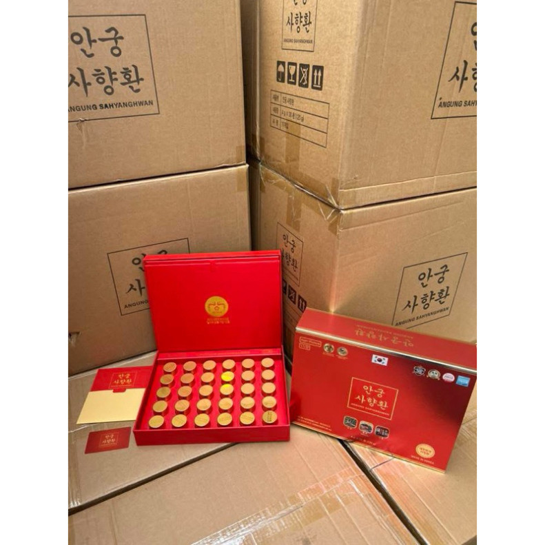 An Cung Xạ Hương Chính Phủ HÀN QUỐC - Hàm lượng xạ hương lên đến 240mg  Hộp 30 Viên x 4gram ( hàng mới về )