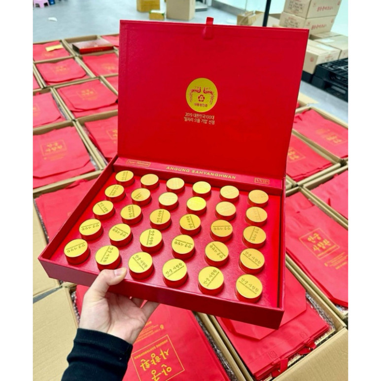 An Cung Xạ Hương Chính Phủ HÀN QUỐC - Hàm lượng xạ hương lên đến 240mg  Hộp 30 Viên x 4gram ( hàng mới về )