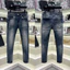 Quần Jean Nam Le Vờ Xanh Bụi 4 Cúc Quần Jean Luôn Vui Tươi Chất Liệu Denim Co Giãn 4 Chiều Rách Xước Bản Đẹp mới hot
