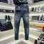 Quần Jean Nam Le Vờ Xanh Bụi 4 Cúc Quần Jean Luôn Vui Tươi Chất Liệu Denim Co Giãn 4 Chiều Rách Xước Bản Đẹp mới hot