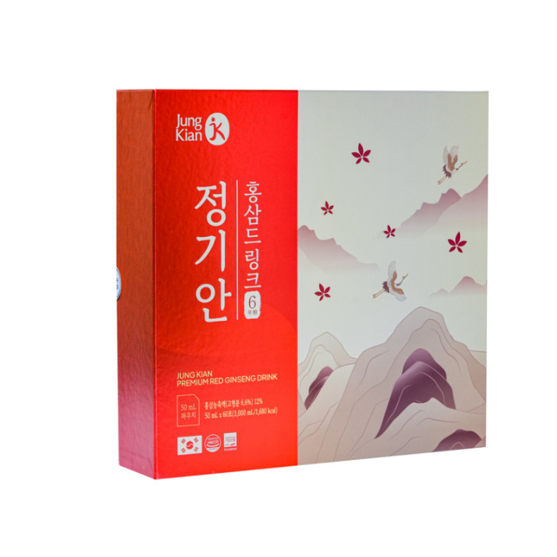 Nước hồng sâm Hàn Quốc Jung Kian Premium Korean Red Ginseng Drink ( hàng mới về )