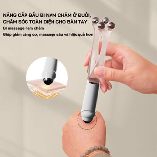 Cây lăn massage ngón tay bi nam châm giảm mỏi ngón tay bấm huyệt thư giãn chăm sóc sức khỏe - CM02