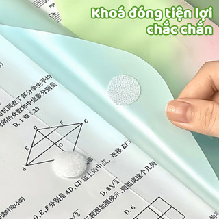 Bìa Sổ Còng A4 Sức Chứa 200 Tờ Mỗi Túi Bìa Còng A4 Nhựa PP Dày Dặn Lưu Trữ Tài Liệu Ngói - KTL06