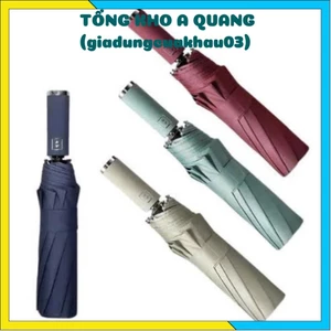 Ô gấp gọn tự động 2 chiều – dù che mưa nắng 10 nan, thiết kế sang trọng, chống tia UV, chống gió, dễ sử dụng
