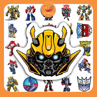 50 Miếng Dán Hình Transformers Sticker Phim Hoạt Hình