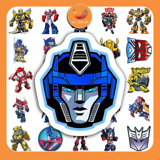 50 Miếng Dán Hình Transformers Sticker Phim Hoạt Hình