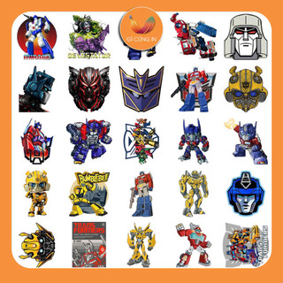 50 Miếng Dán Hình Transformers Sticker Phim Hoạt Hình