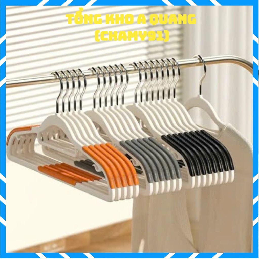 COMBO Móc Treo Quần Áo Chống Trượt – Giữ Dáng Chuẩn, Không Làm Nhăn | Mã: MT360-16